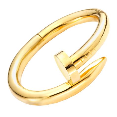 cartier gold nail bracelet